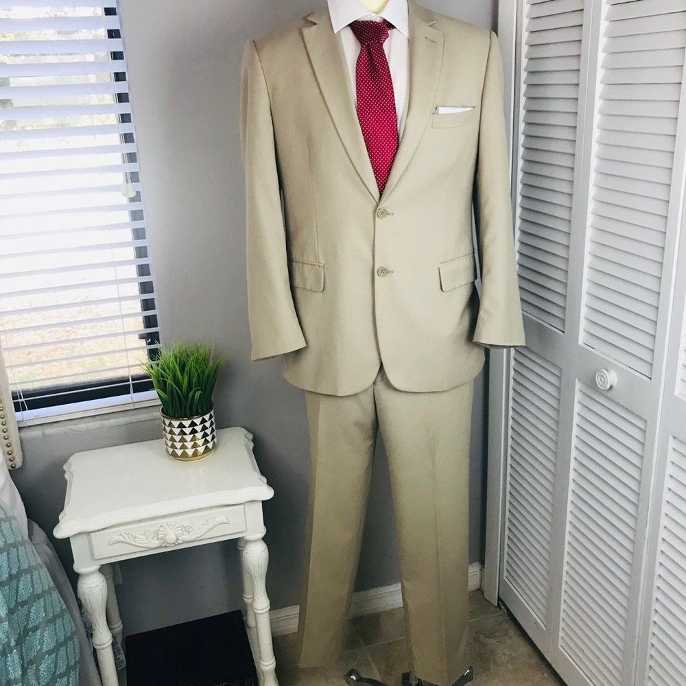 Classy Italian Two piece Tan suit